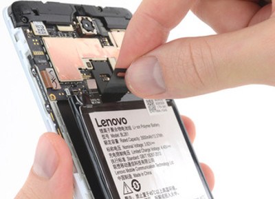 troca conector celular lenovo